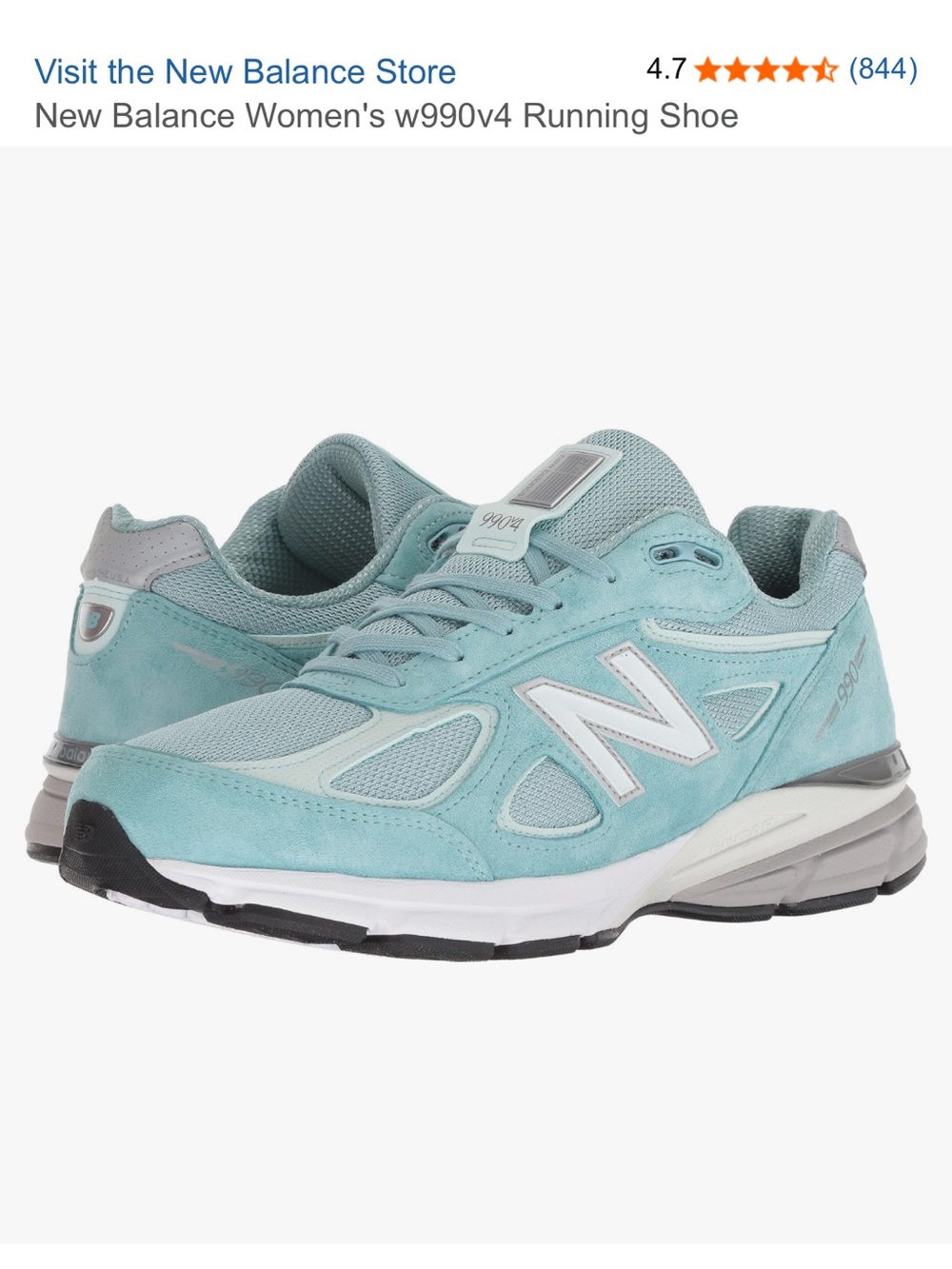New Balance Women's Running Sneakers in Aqua Teal